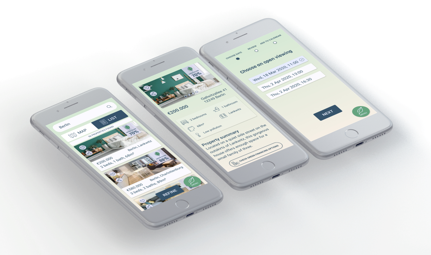 Green Homes Mockup
