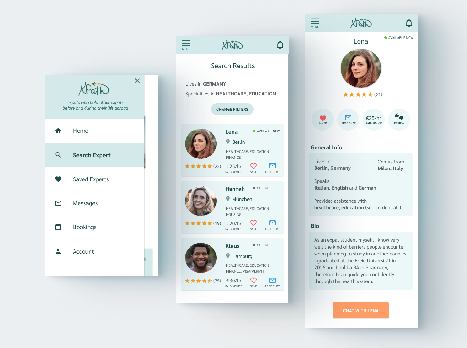 XPath - High Fidelity Mockup